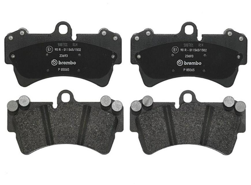 Audi Porsche Disc Brake Pad Set - Front (Low-Metallic) 7L0698151R - Brembo P85065